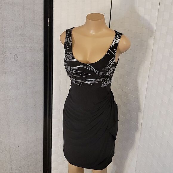 BRAND NEW JBS SIDE RUCHED SLEEVELESS   WITHD ROUNDNECK LINE MINI DRESS - Picture 10 of 13